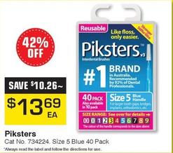 Piksters - Size 5 Blue 40 Pack offers at $13.69 in Pharmacy Direct