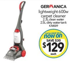 Vacuum Cleaners offers at $129 in Cheap As Chips