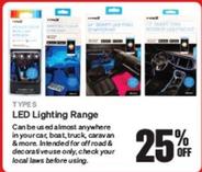 Types - Led Lighting Range offers in Supercheap Auto