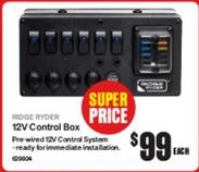 Ridge Ryder - 12v Control Box offers at $99 in Supercheap Auto