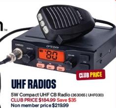 Hand radios offers at $184.99 in Supercheap Auto