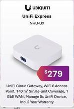 Ubiquiti - Unifi Express offers at $279 in Leader Computers