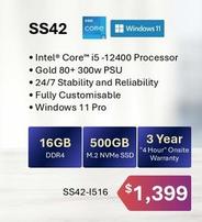 Leader - Corporate Slim Desktop / Windows 11 Pro Ss42 offers at $1399 in Leader Computers