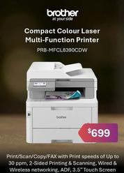 Brother - Compact Colour Laser Multi-function Printer offers at $699 in Leader Computers