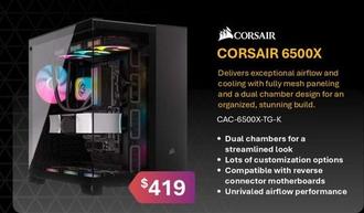Corsair - 6500x offers at $419 in Leader Computers