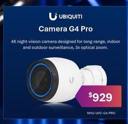Ubiquiti - Camera G4 Pro offers at $929 in Leader Computers