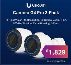 Ubiquiti - Camera G4 Pro 2-pack offers at $1829 in Leader Computers