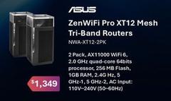 Asus - Zenwifi Pro Xt12 Mesh Tri-band Routers offers at $1349 in Leader Computers