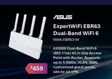 Asus - Expertwifi Ebr63 Dual-band Wifi 6 offers at $459 in Leader Computers
