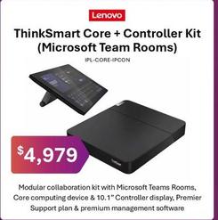 Lenovo - Thinksmart Core + Controller Kit (microsoft Team Rooms) offers at $4979 in Leader Computers