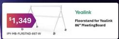 Yealink - Floorstand For Yealink 86" Meetingboard offers at $1349 in Leader Computers