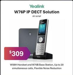 Yealink - W76p Ip Dect Solution offers at $309 in Leader Computers