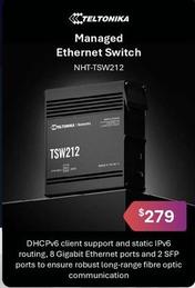 Teltonika - Managed Ethernet Switch offers at $279 in Leader Computers