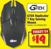 Gtek - Replicator 7 Key Gaming Mouse offers at $19 in JB Hi Fi