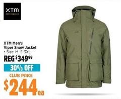 Xtm - Men’s Viper Snow Jacket offers at $244 in Anaconda