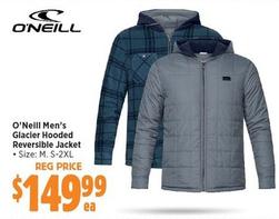 O’Neill - Men’s Glacier Hooded Reversible Jacket offers at $149.99 in Anaconda
