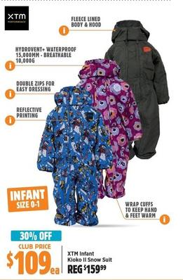 Xtm - Infant Kioko II Snow Suit offers at $109 in Anaconda