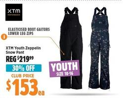 Xtm - Youth Zeppelin Snow Pant offers at $153 in Anaconda