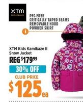Xtm -  Kids Kamikaze II Snow Jacket offers at $125 in Anaconda