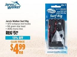 Jarvis Walker - Surf Rig offers at $4.99 in Anaconda