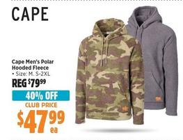 Cape - Men’s Polar Hooded Fleece offers at $49.99 in Anaconda