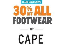 Cape - 30% off All Footwear  offers in Anaconda