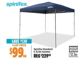 Spinifex - Standard II 3x3m Gazebo offers at $99 in Anaconda