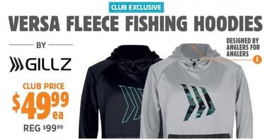 Versa Fleece Fishing Hoodies by Gillz offers at $49.99 in Anaconda