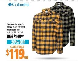 Columbia - Men’s Flare Gun Stretch Flannel Shirt offers at $119 in Anaconda