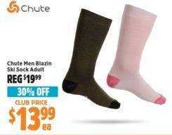Chute - Men Blazin Ski Sock Adult offers at $13.99 in Anaconda