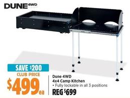 Dune 4WD - 4x4 Camp Kitchen offers at $499 in Anaconda