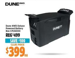 Dune 4WD - Deluxe Powered Battery Box CPU6000 offers at $399 in Anaconda
