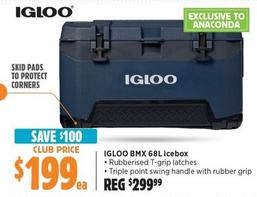 Igloo - BMX 68L icebox offers at $199 in Anaconda