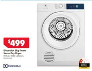 Electrolux - 6kg Smart Sensordry Dryer offers at $499 in Harvey Norman