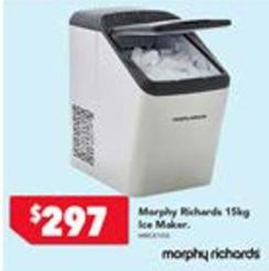 Morphy Richards - 15kg Ice Maker offers at $297 in Harvey Norman
