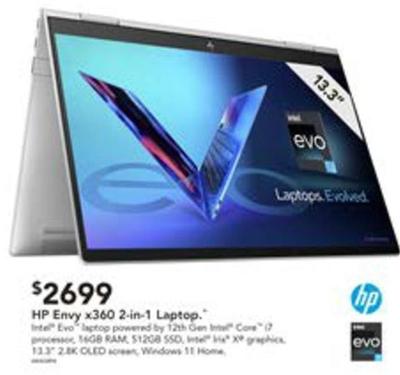 Hp - Envy X360 2-in-1 Laptop offers at $2699 in Harvey Norman