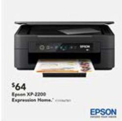 Epson - Xp-2200 Expression Home offers at $64 in Harvey Norman