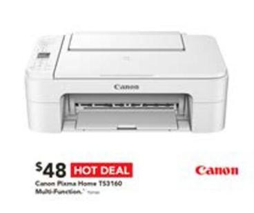 Canon - Pixma Home T53160 Multi-function offers at $48 in Harvey Norman