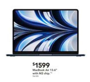 Apple - Macbook Air 13.6-inch M2/8gb/256gb Ssd - Midnight (2022) offers at $1599 in Harvey Norman