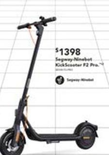 Segway Ninebot - Kickscooter F2 Pro offers at $1398 in Harvey Norman