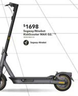 Segway Ninebot - Kickscooter Max Gz offers at $1698 in Harvey Norman
