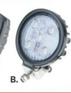 Maxi - 12/24v Led Work Lights 5 Led 1600 Lumens Round offers at $50 in Repco