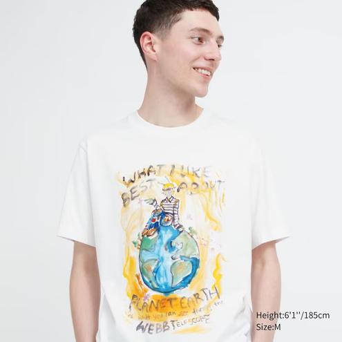 PEACE FOR ALL F. Risso (Short-Sleeve Graphic T-Shirt) offers at $24.9 in Uniqlo