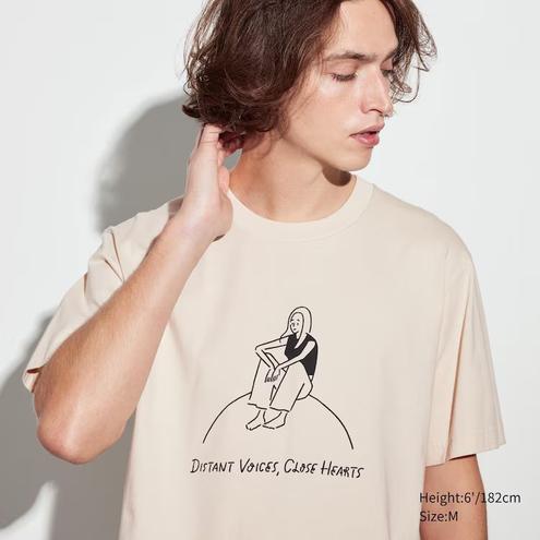 PEACE FOR ALL Yu Nagaba (Short Sleeve Graphic T-Shirt) offers at $24.9 in Uniqlo