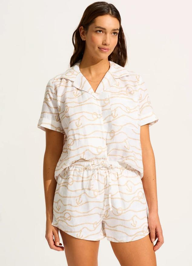 Set Sail Short - Ecru offers at $119.95 in Seafolly