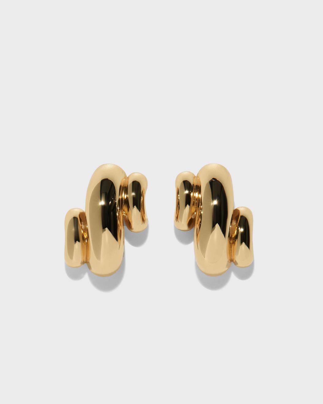 Wave Earring Gold offers at $80 in Cue