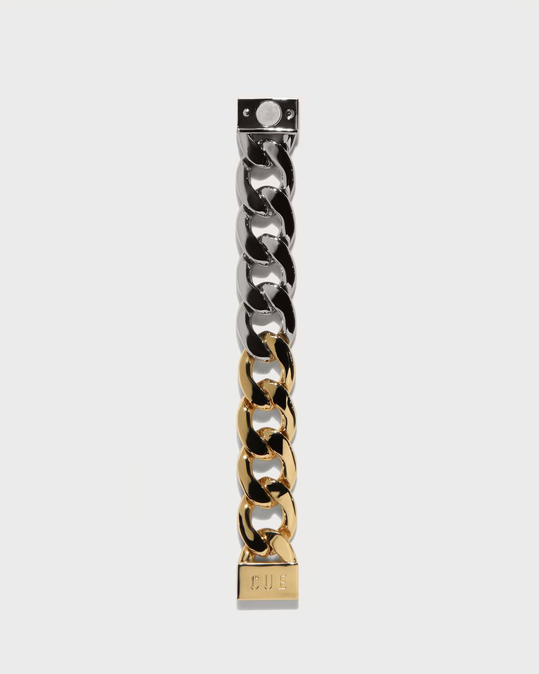 Mixed Metal Chunky Chain Bracelet offers at $145 in Cue