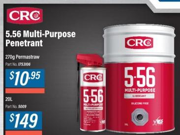 Crc - 5.56 Multi-purpose Penetrant offers at $10.95 in Burson Auto Parts