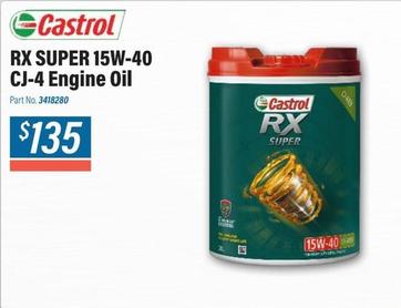 Castrol - Rx Super 15w-40 Cj-4 Engine Oil offers at $135 in Burson Auto Parts