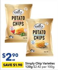 Chips offers at $2.9 in Ritchies
